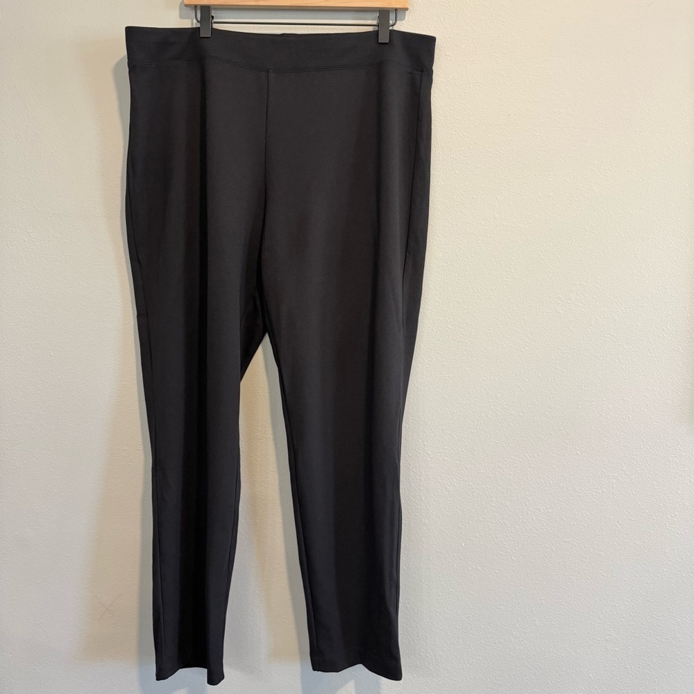 Eileen Fisher Pull On Pants Classic Capsule Work Comfy Minimalist XL